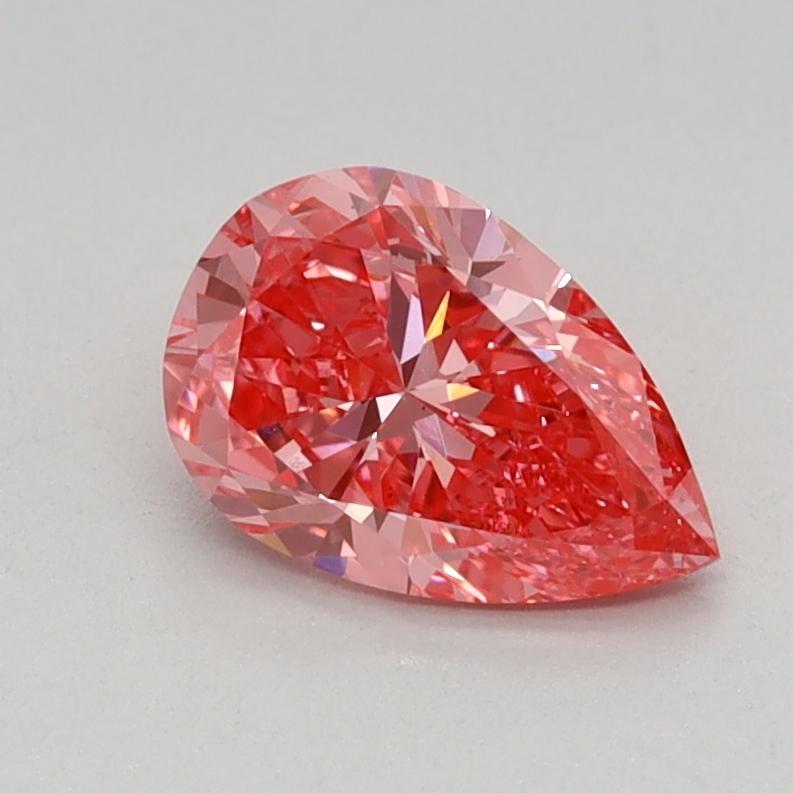 0.64 Ct. Fancy Vivid Pink Pear Lab Grown Diamond