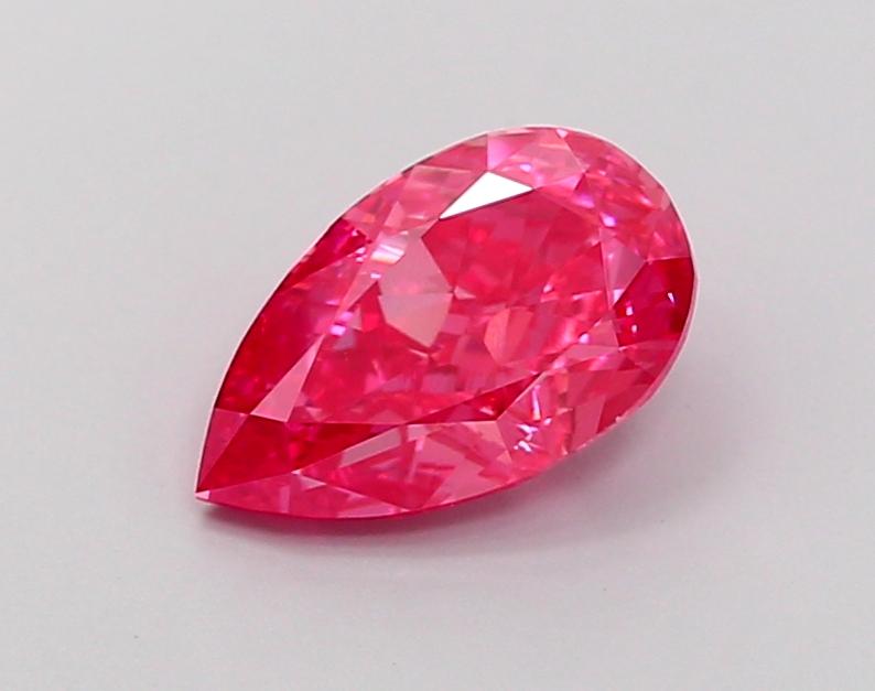 1.52 Ct. Fancy Vivid Pink Pear Lab Grown Diamond