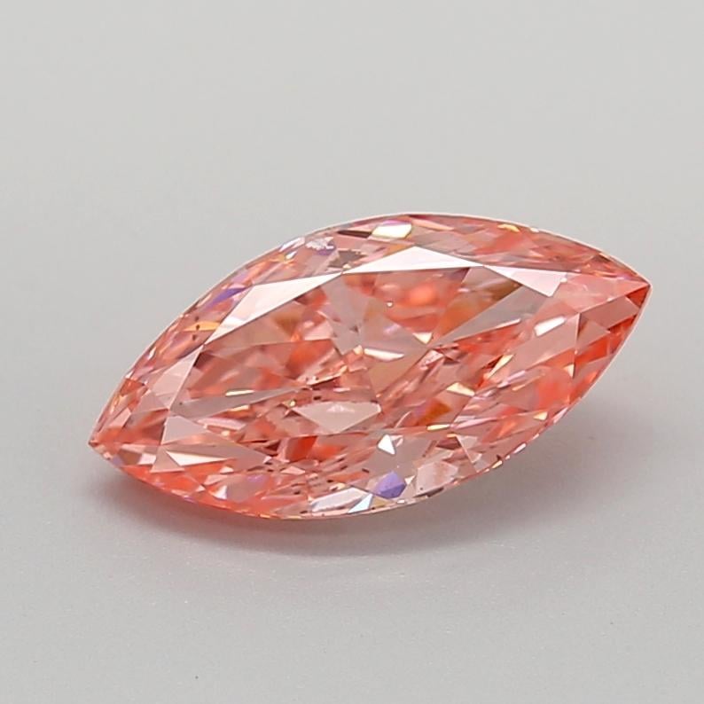 2.01 Ct. Fancy Vivid  Pink Marquise Lab Grown Diamond