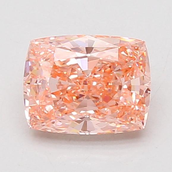 1.55 Ct. Fancy Vivid Pink Cushion Lab Grown Diamond
