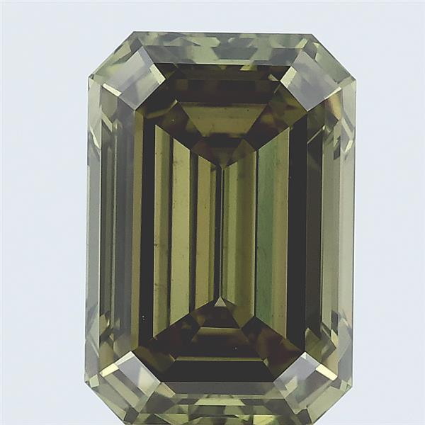 3.21 Ct. Fancy Vivid Green Emerald Lab Grown Diamond