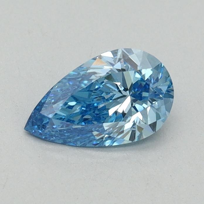 0.47 Ct. Fancy Vivid Blue Pear Lab Grown Diamond