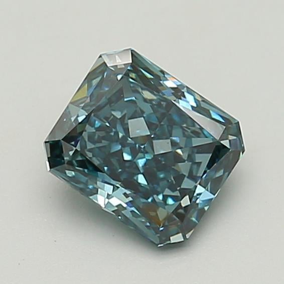 1.61 Ct. Fancy Vivid  Blue Radiant Lab Grown Diamond
