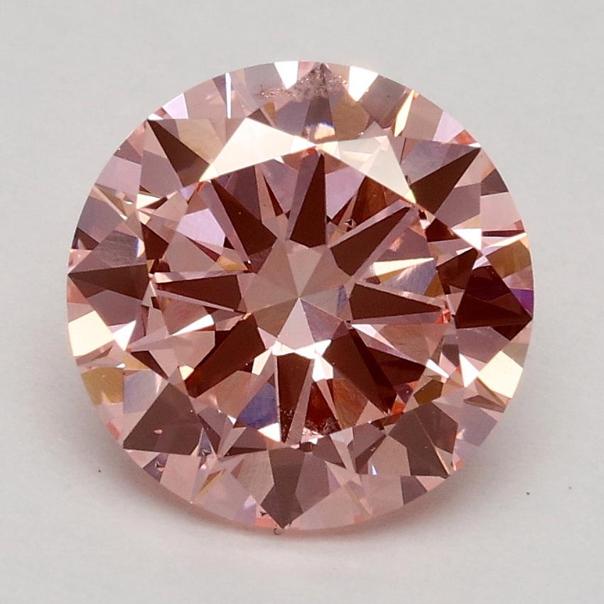 2.00 Ct. Fancy Intense Pink Round Lab Grown Diamond