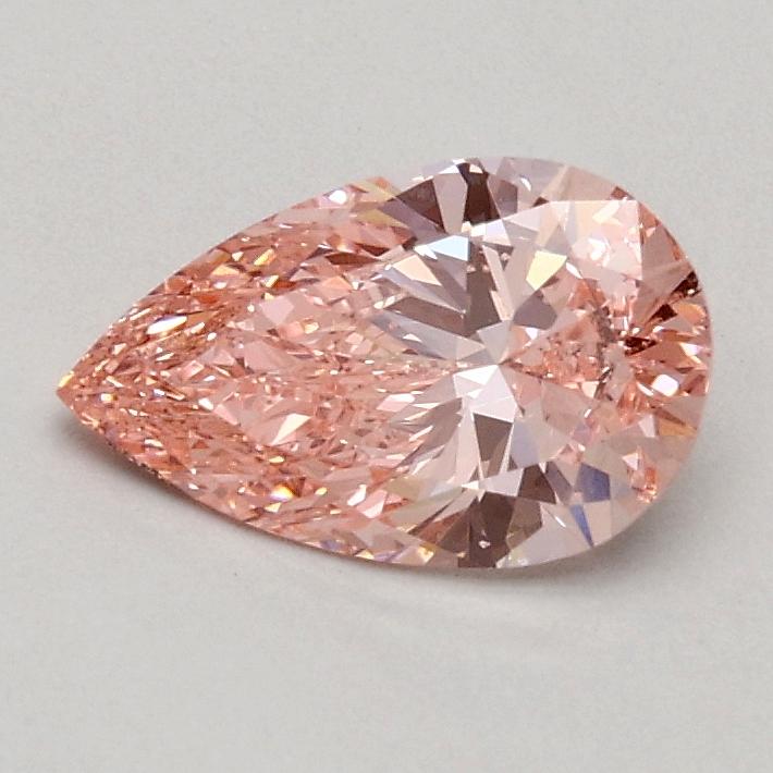 0.55 Ct. Fancy Vivid Pink Pear Lab Grown Diamond