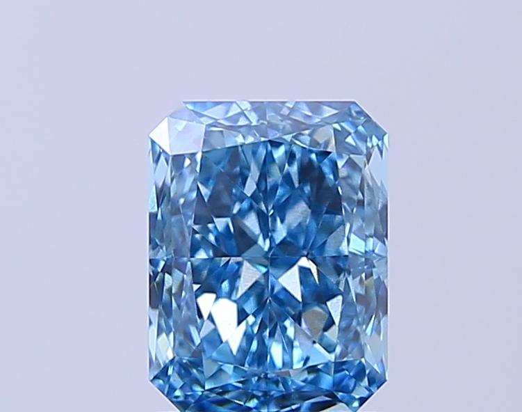 1.66 Ct. Fancy Vivid  Blue Radiant Lab Grown Diamond