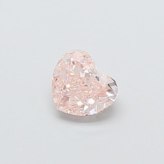 0.37 Ct. Fancy Pink Heart Lab Grown Diamond