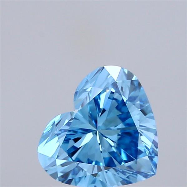 1.00 Ct. Fancy Vivid Blue Heart Lab Grown Diamond