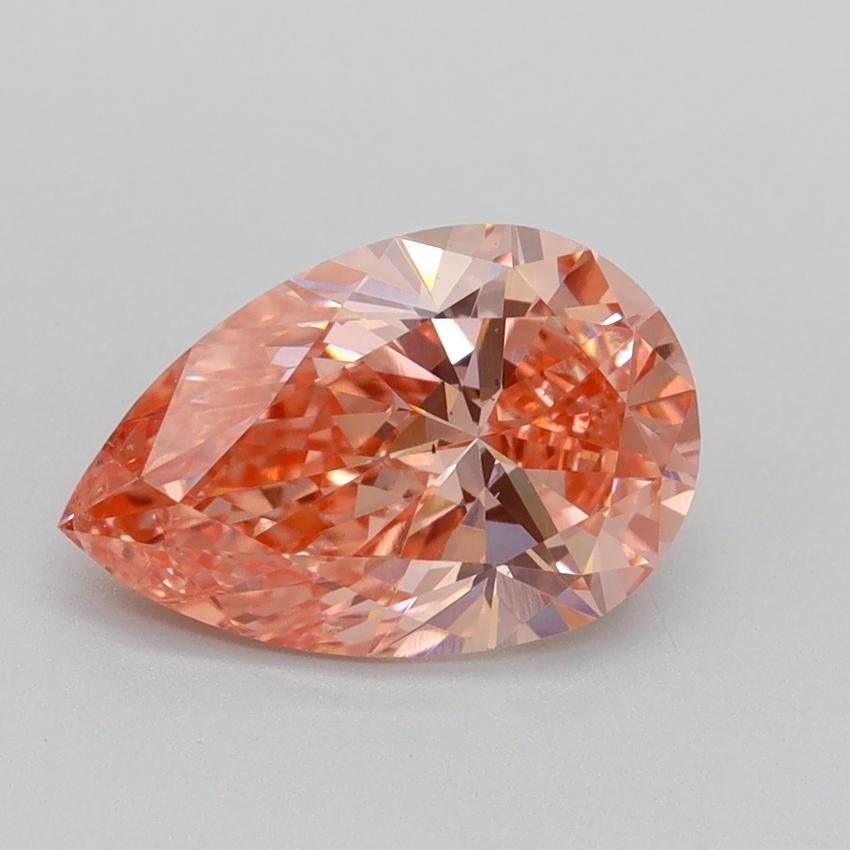 2.00 Ct. Fancy Vivid Pink Pear Lab Grown Diamond