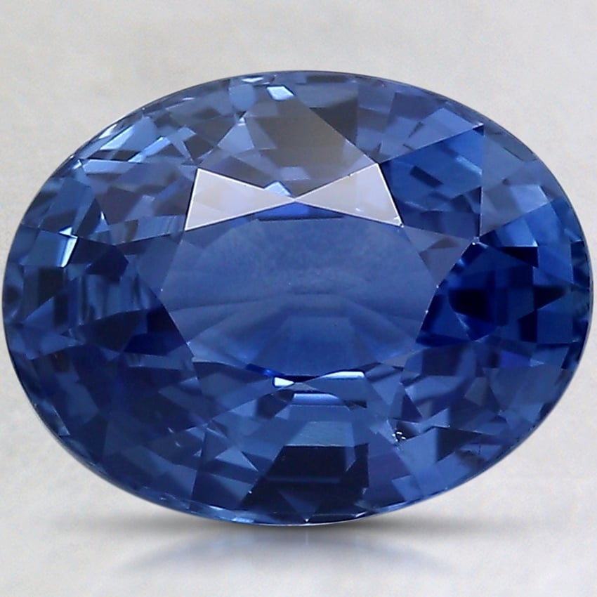 10.9x8.4mm Blue Oval Sapphire