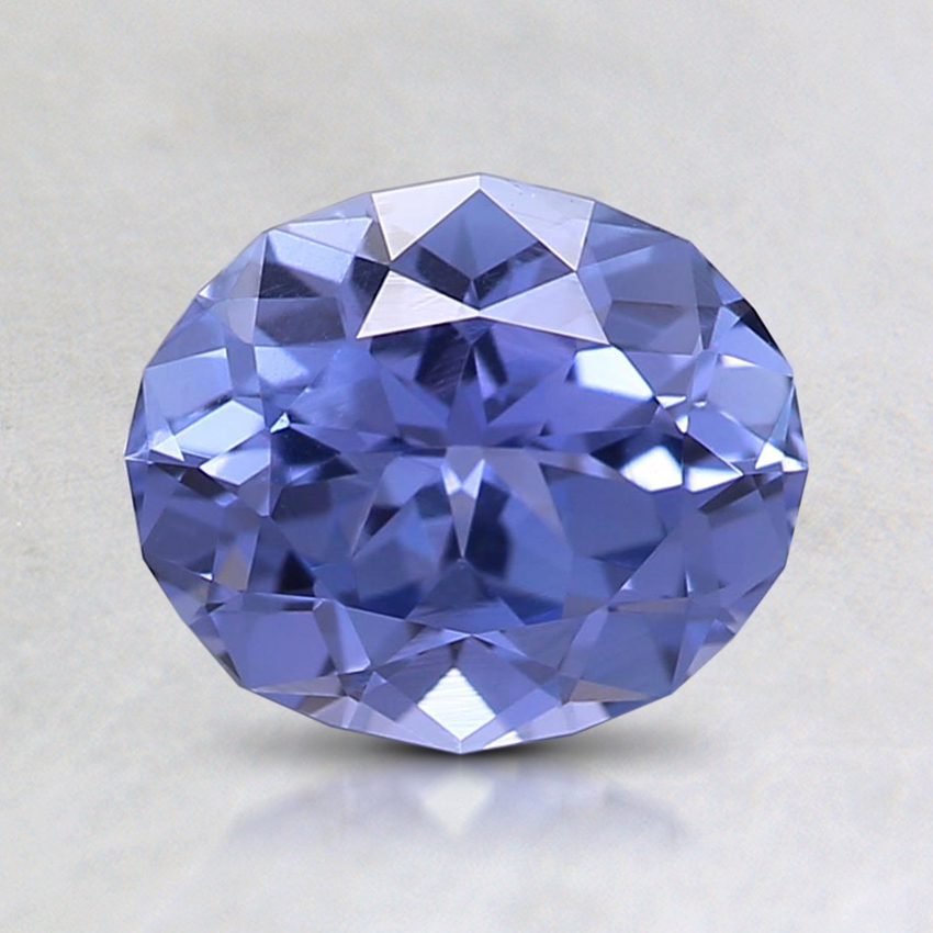 7.5x6.4mm Unheated Violet Oval Sapphire