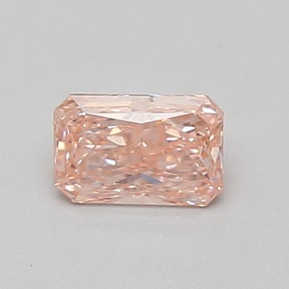 0.51 Ct. Fancy Vivid Pink Radiant Lab Grown Diamond
