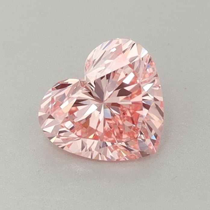 0.72 Ct. Fancy Vivid  Pink Heart Lab Grown Diamond