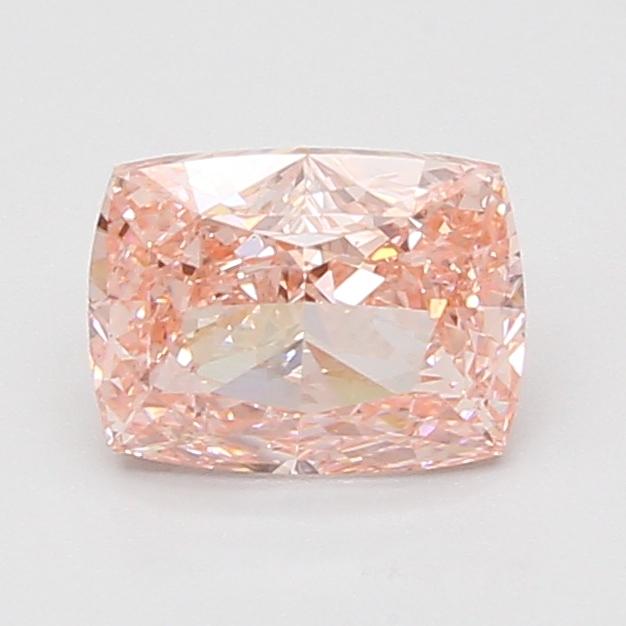 1.55 Ct. Fancy Vivid Pink Cushion Lab Grown Diamond