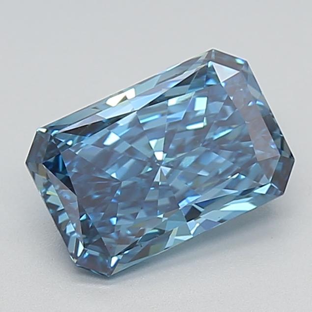 2.00 Ct. Fancy Vivid  Blue Radiant Lab Grown Diamond