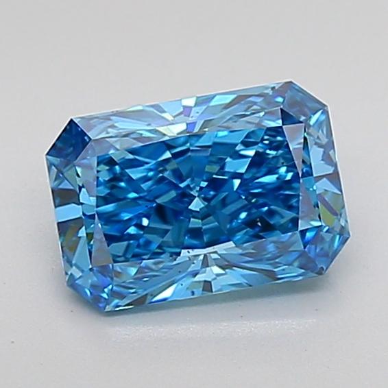 2.02 Ct. Fancy Vivid Blue Radiant Lab Grown Diamond