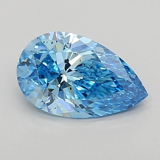 1.05 Ct. Fancy Vivid Blue Pear Lab Grown Diamond