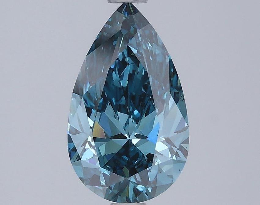 1.50 Ct. Fancy Vivid Blue Pear Lab Grown Diamond