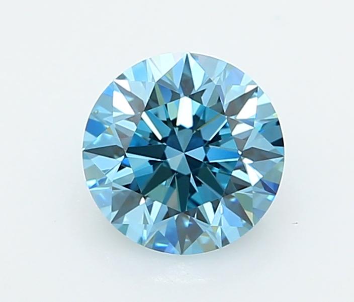 1.51 Ct. Fancy Vivid  Blue Round Lab Grown Diamond