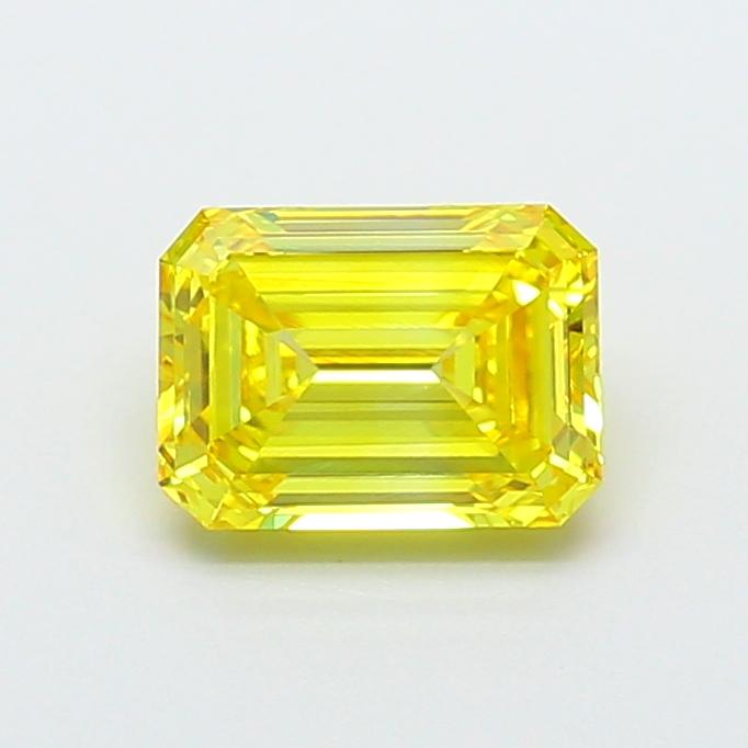 1.91 Ct. Fancy Vivid  Yellow Emerald Lab Grown Diamond