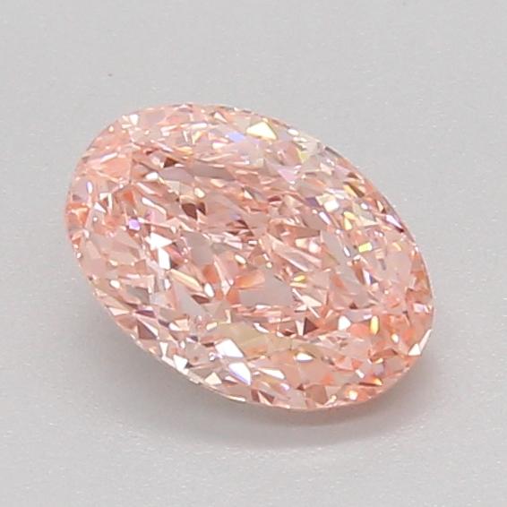 1.07 Ct. Fancy Vivid Pink Oval Lab Grown Diamond