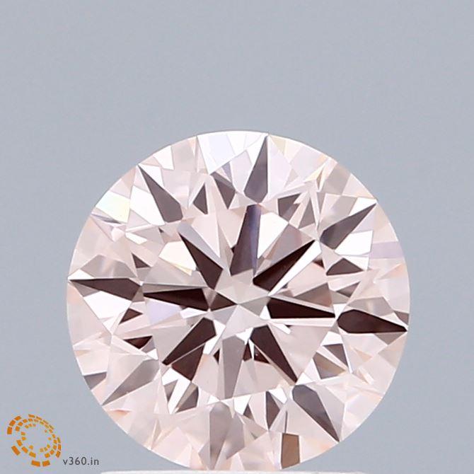1.51 Ct. Fancy Intense  Pink Round Lab Grown Diamond