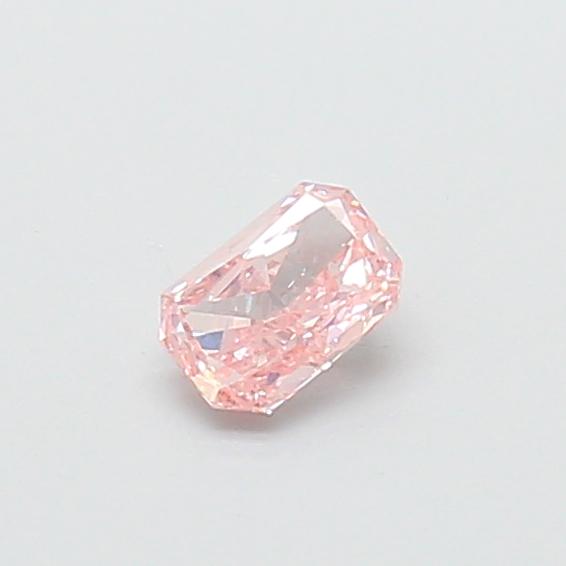 0.29 Ct. Fancy Intense  Pink Radiant Lab Grown Diamond