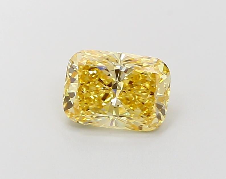 1.71 Ct. Fancy Intense New_Mst Yellow Cushion Lab Grown Diamond