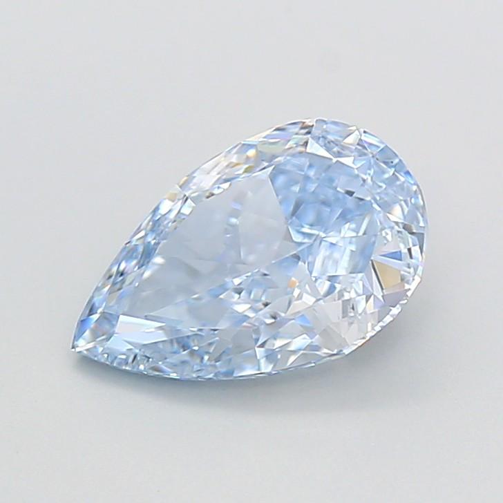 2.50 Ct. Fancy Intense Blue Pear Lab Grown Diamond