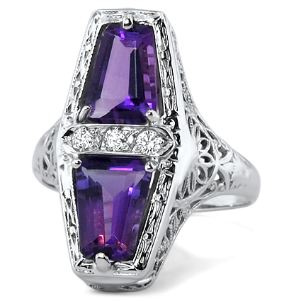 Art Nouveau Other gemstones Vintage Ring