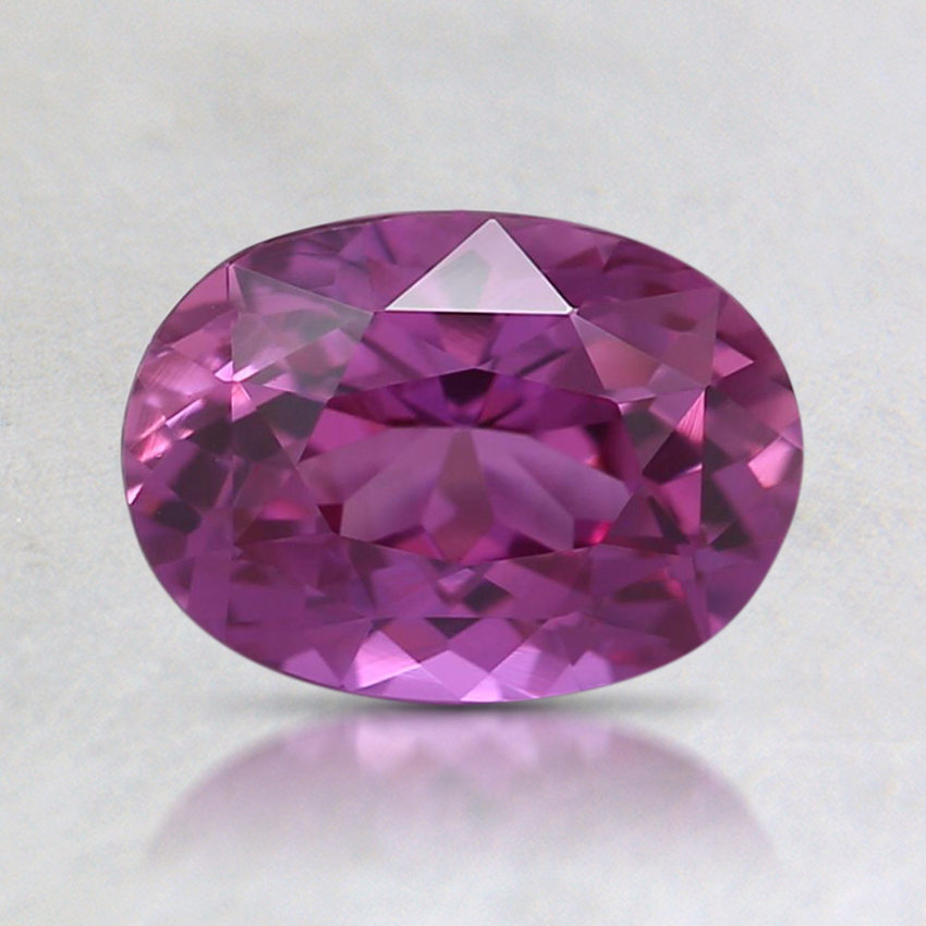 7.6x5.5mm Pink Oval Sapphire