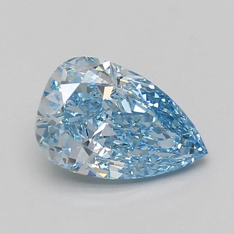 2.10 Ct. Fancy Vivid Blue Pear Lab Grown Diamond