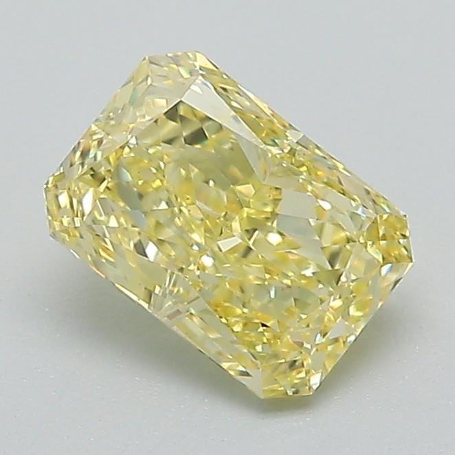 1.08 Ct. Fancy Intense Yellow Radiant Lab Grown Diamond