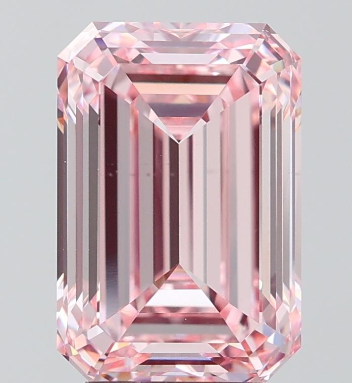 4.51 Ct. Fancy Intense Pink Emerald Lab Grown Diamond