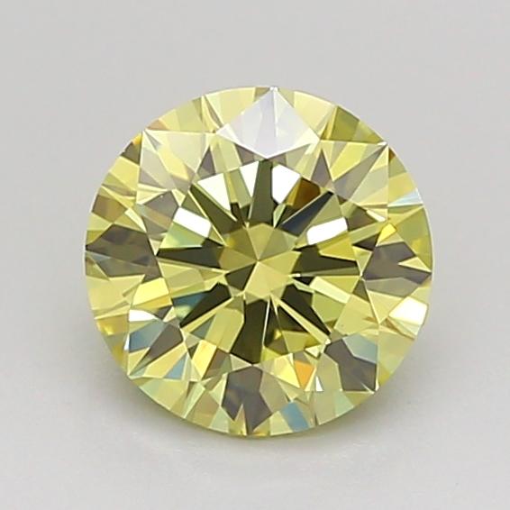 1.00 Ct. Fancy Intense Yellow Round Lab Grown Diamond