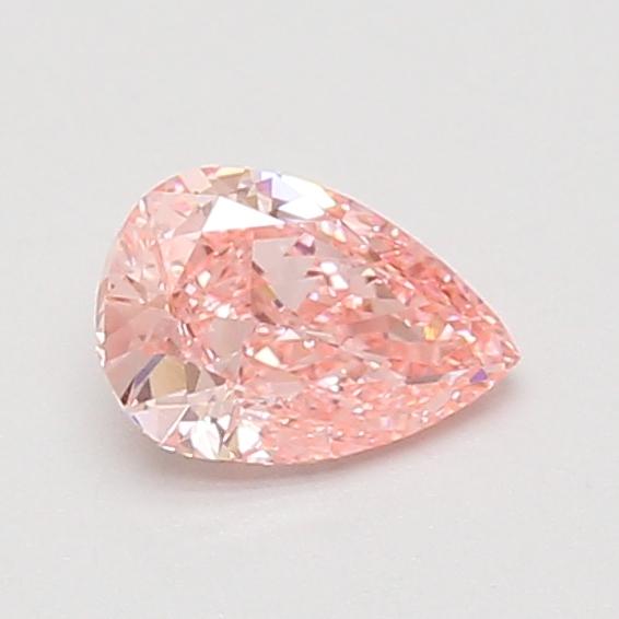0.64 Ct. Fancy Vivid Pink Pear Lab Grown Diamond