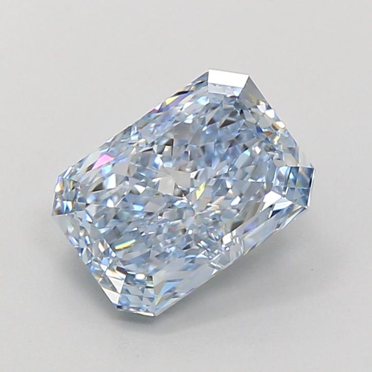 2.68 Ct. Fancy Vivid Blue Radiant Lab Grown Diamond