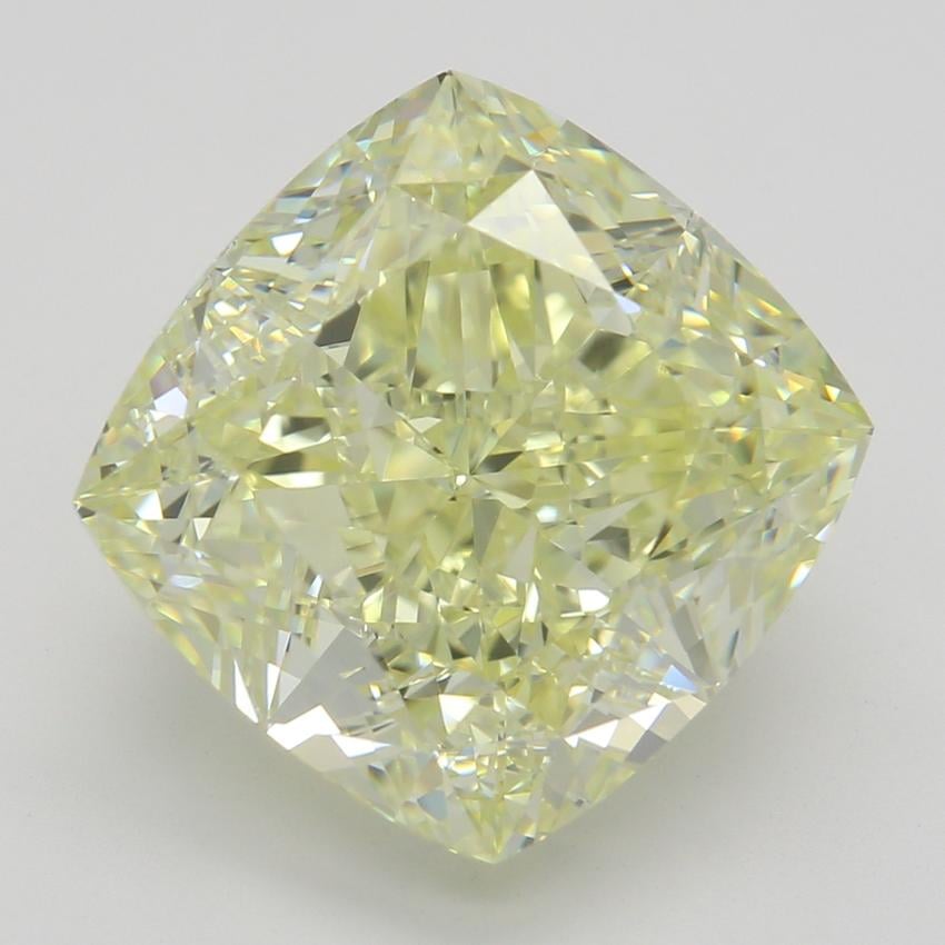 6.22 Ct. Fancy Yellow Cushion Diamond