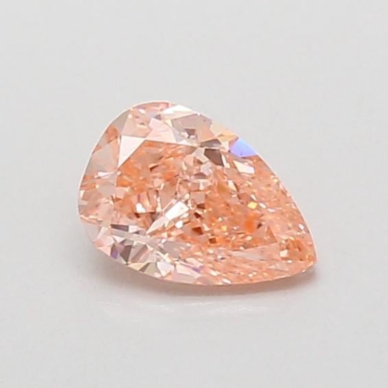 0.51 Ct. Fancy Vivid Pink Pear Lab Grown Diamond