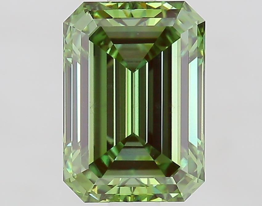 2.00 Ct. Fancy Vivid Green Emerald Lab Grown Diamond