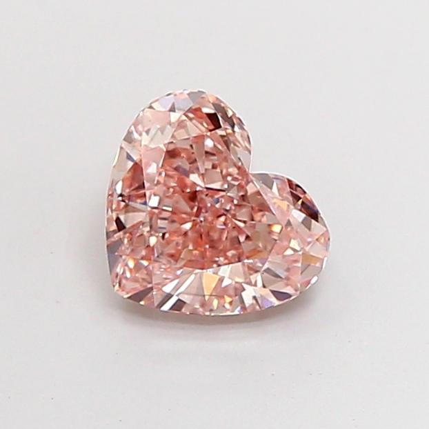 1.53 Ct. Fancy Intense Pink Heart Lab Grown Diamond