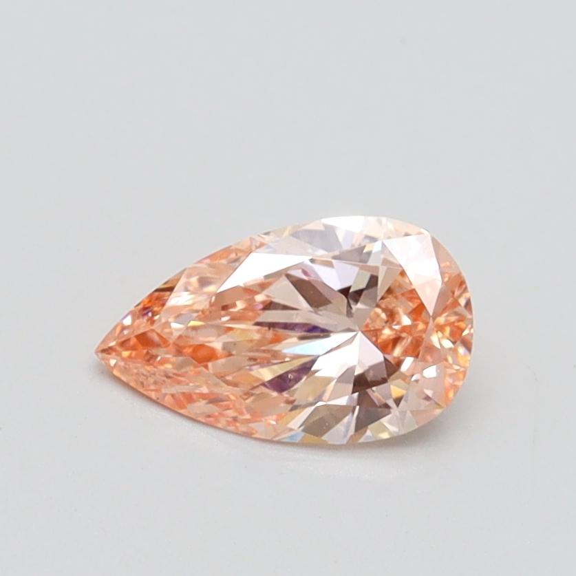 0.50 Ct. Fancy Intense Pink Pear Lab Grown Diamond