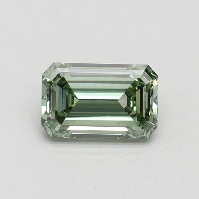0.58 Ct. Fancy Intense Green Emerald Lab Grown Diamond