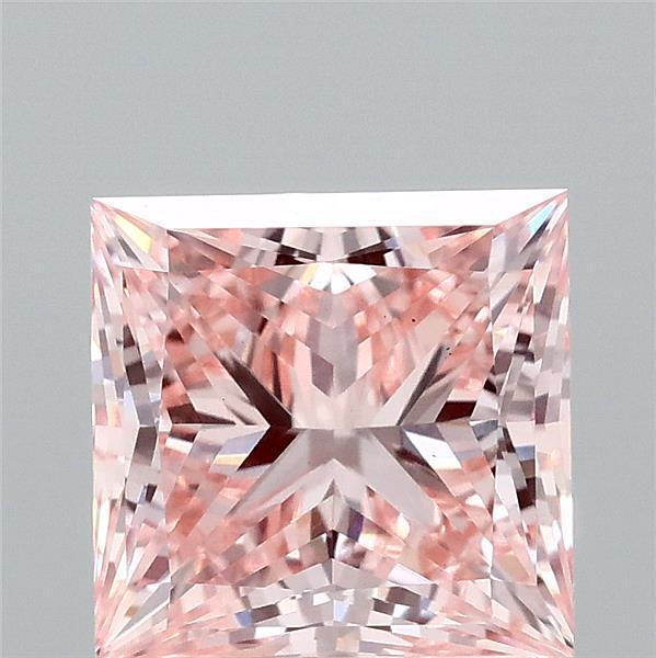 2.49 Ct. Fancy Intense  Pink Princess Lab Grown Diamond