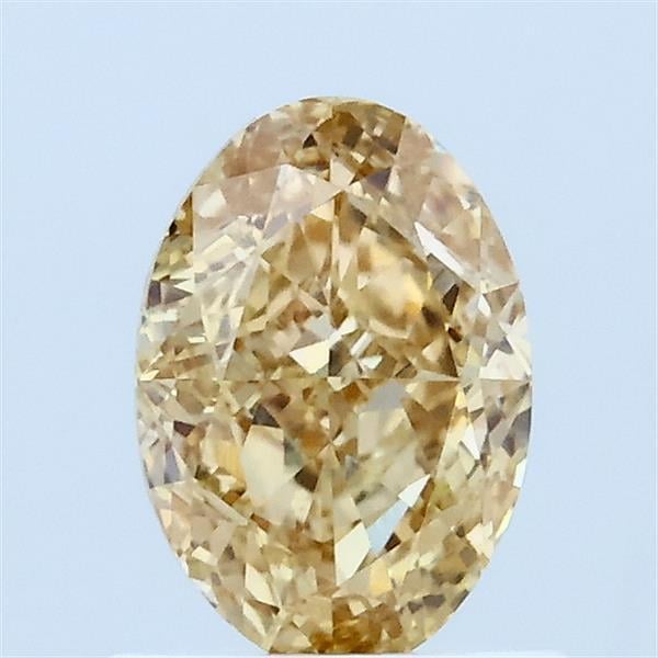 1.05 Ct. Fancy Yellow Oval Lab Grown Diamond