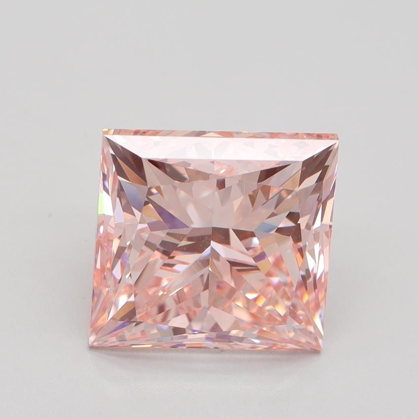 5.01 Ct. Fancy Intense Pink Princess Lab Grown Diamond
