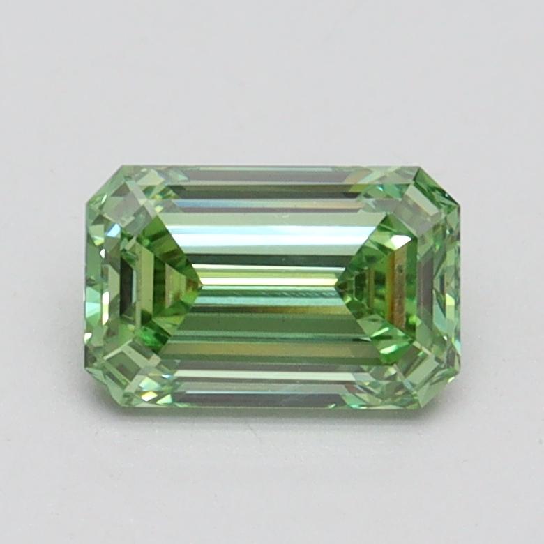 1.01 Ct. Fancy Vivid Green Emerald Lab Grown Diamond