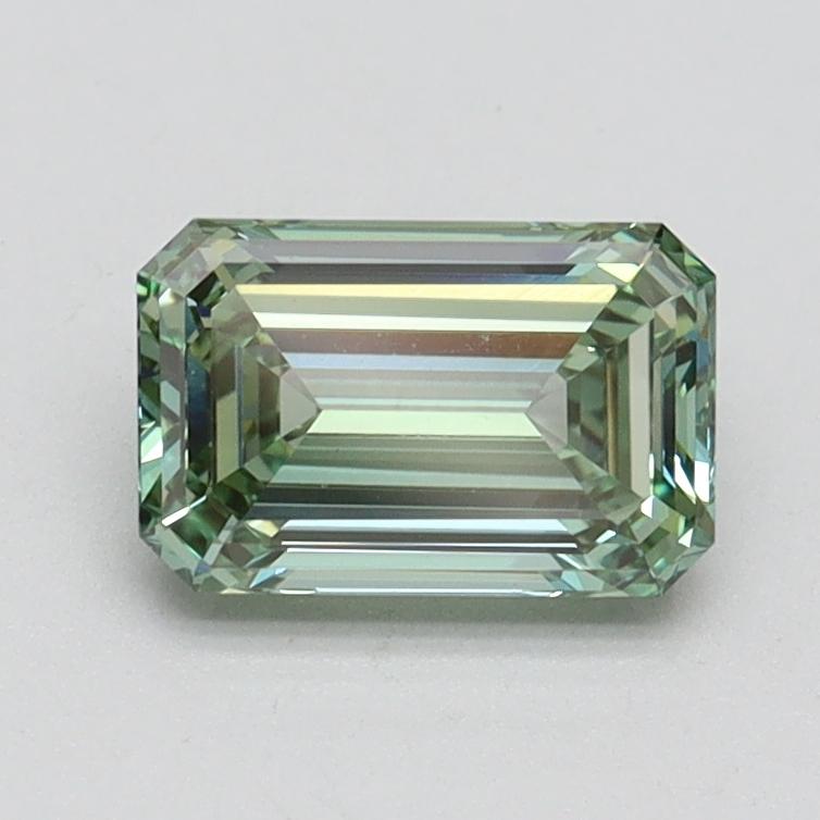 1.01 Ct. Fancy Intense Green Emerald Lab Grown Diamond