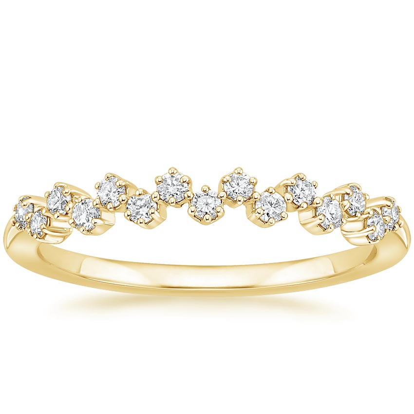 18K Yellow Gold Calliope Diamond Ring (1/5 ct. tw.), large top view
