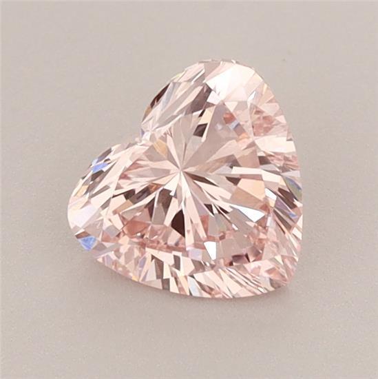 0.91 Ct. Fancy Pink Heart Lab Grown Diamond